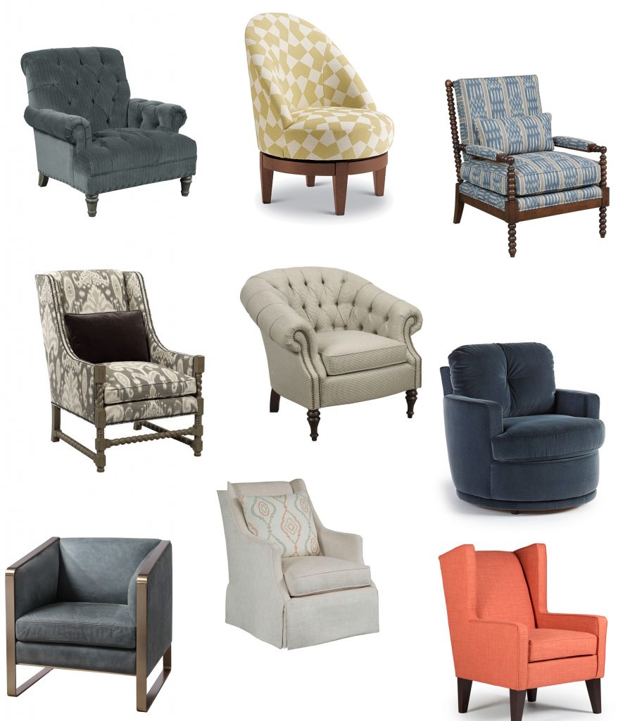 Find the perfect chair to boost the style of your Chattanooga bedroom furniture.