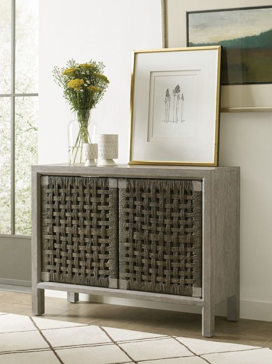 Add texture to your Chattanooga interiors by way of pieces like this Kincaid accent cabinet, which oozes with style.