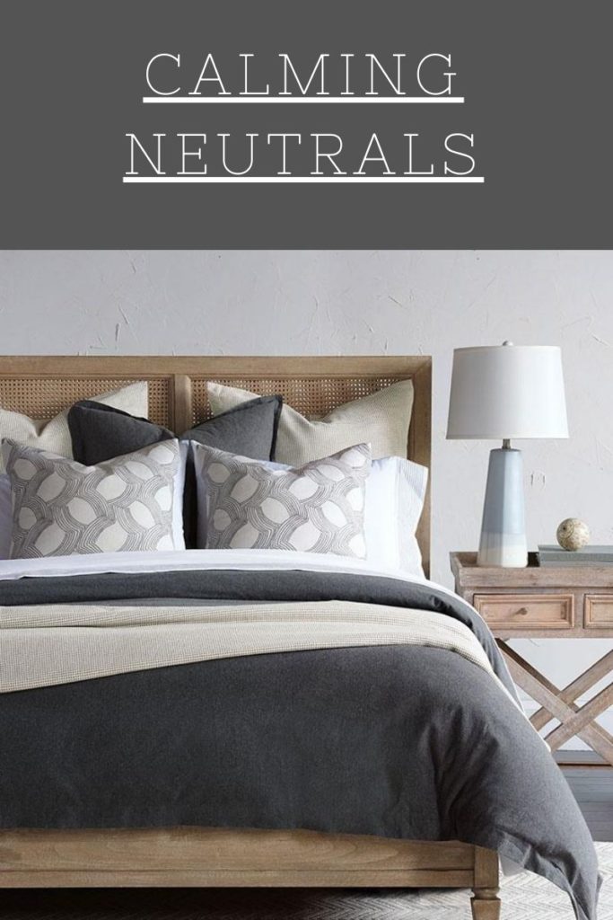 Update your Chattanooga bedroom furniture with calming neutrals just like the ones found on this Eastern Accents bed.