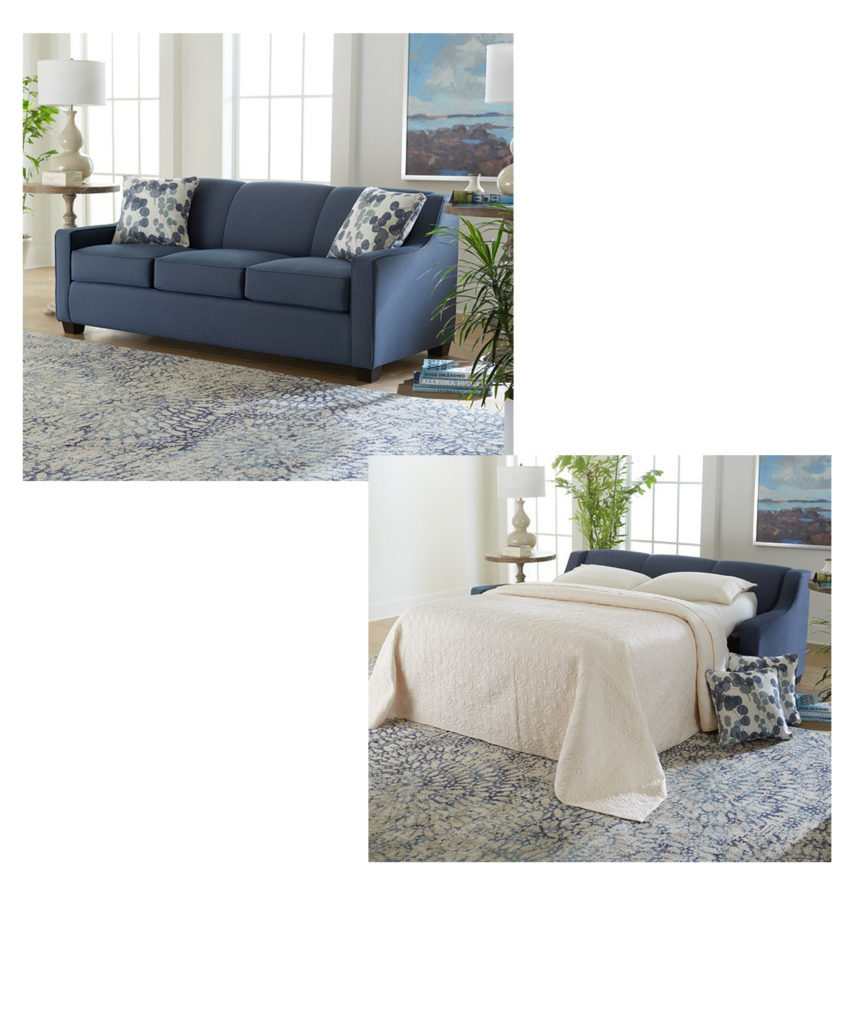 Sleeper sofas like this one can help add function to your Chattanooga living room.