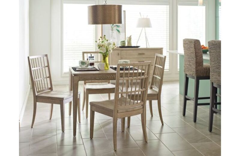 If what you want in a Chattanooga dining room set is versatility, this Summit table by Kincaid may be just right with it's 20" leaf, clean lines, and roomy stance.