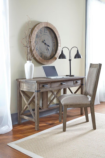 Pieces like this low-profile desk by Kincaid can help transform your hallway into a functional space for your Chattanooga interiors.