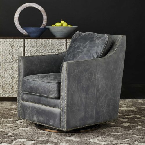 Decor pieces by Kincaid showcasing a swivel rocking chair perfect for any room in the house.