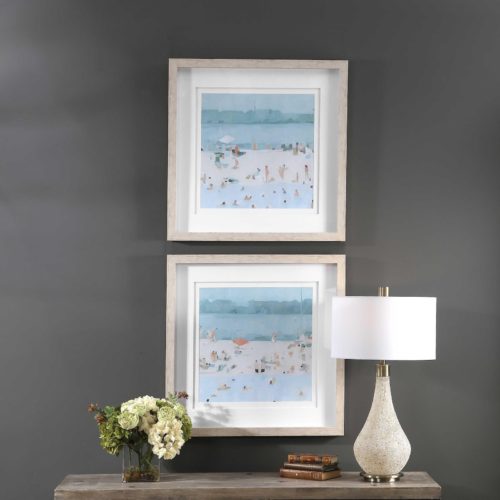 Summer decor with beach photos 