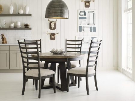chairs and kitchen table with hanging light for kitchen decor