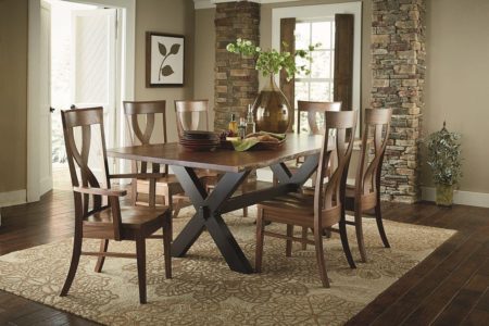 American made furniture dining table by Xander 